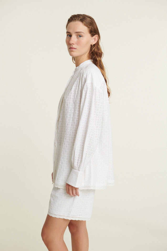 Basic Apparel Adie Shirt Shirts 423 Bright White